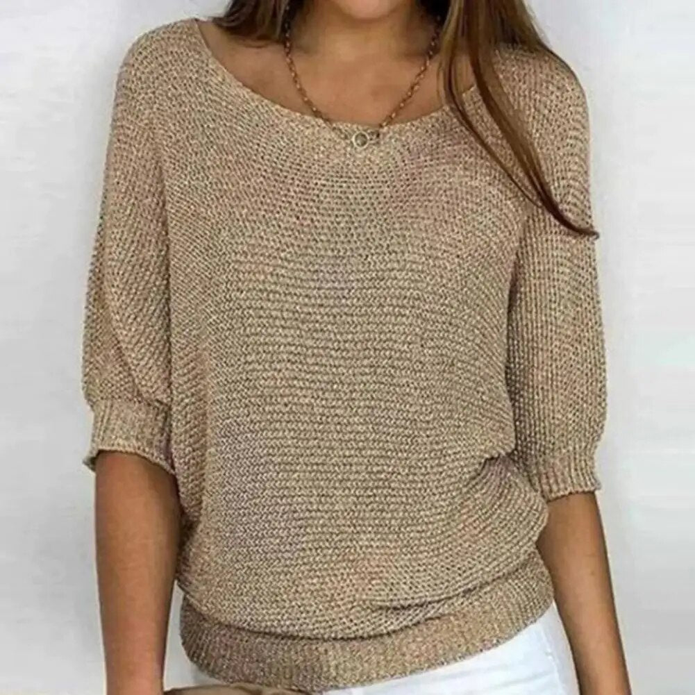 Dames Trui Spandex Zomer Relaxed Pasvorm 1