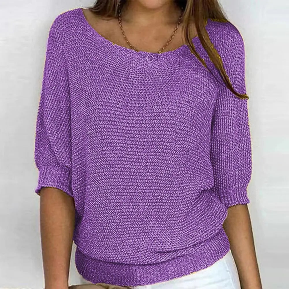 Dames Trui Spandex Zomer Relaxed Pasvorm 2