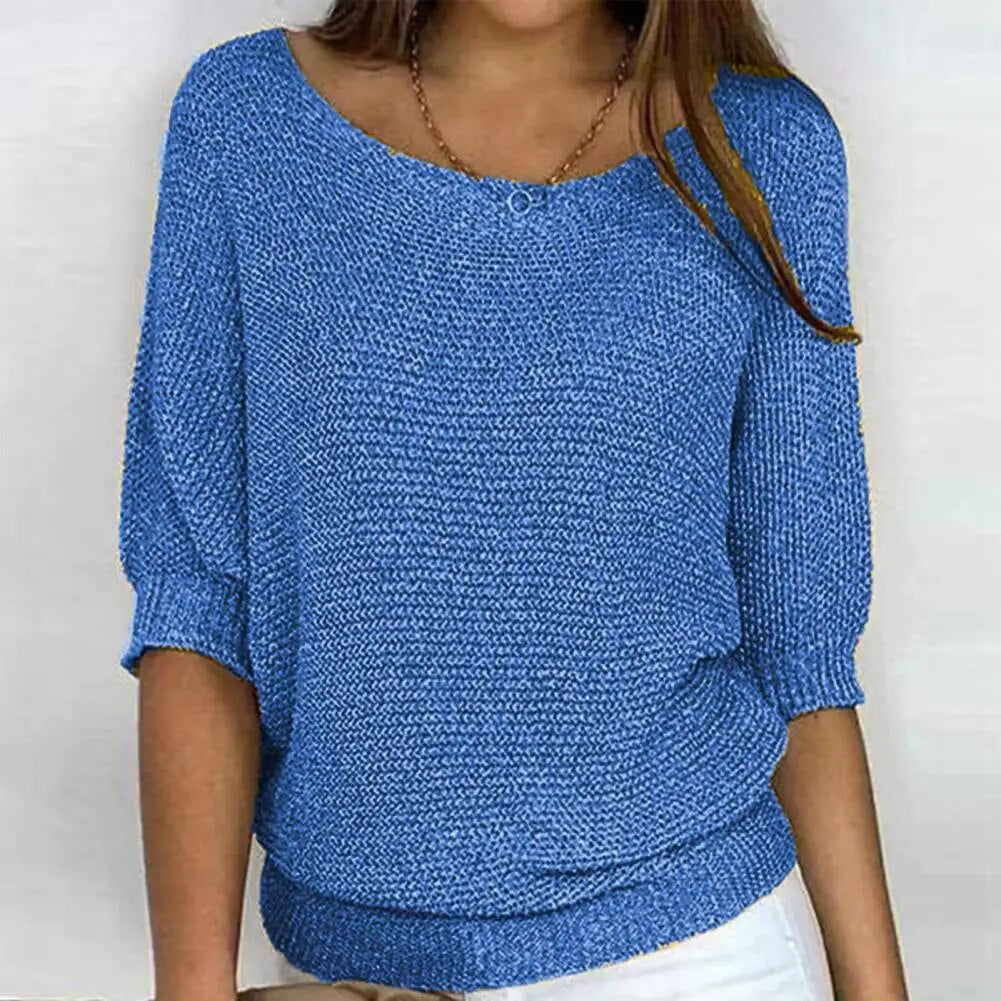 Dames Trui Spandex Zomer Relaxed Pasvorm 3