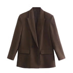 Dames Zwarte Blazer Katoen Tijdloos en Chic 10