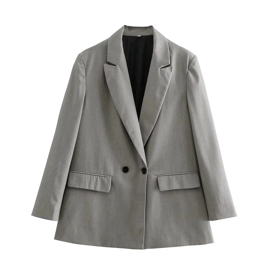 Dames Zwarte Blazer Katoen Tijdloos en Chic 11
