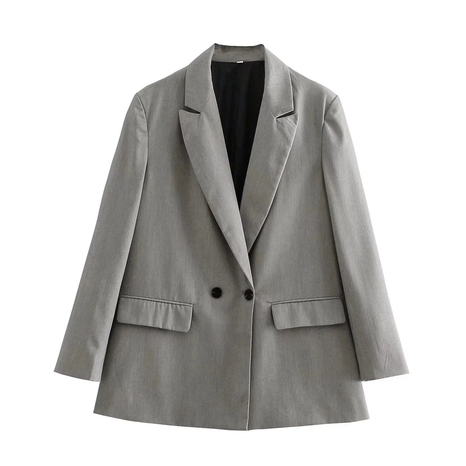 Dames Zwarte Blazer Katoen Tijdloos en Chic 11