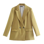 Dames Zwarte Blazer Katoen Tijdloos en Chic 14