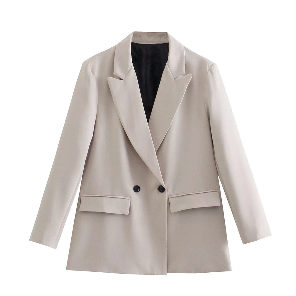 Dames Zwarte Blazer Katoen Tijdloos en Chic 8