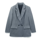 Dames Zwarte Blazer Katoen Tijdloos en Chic 9
