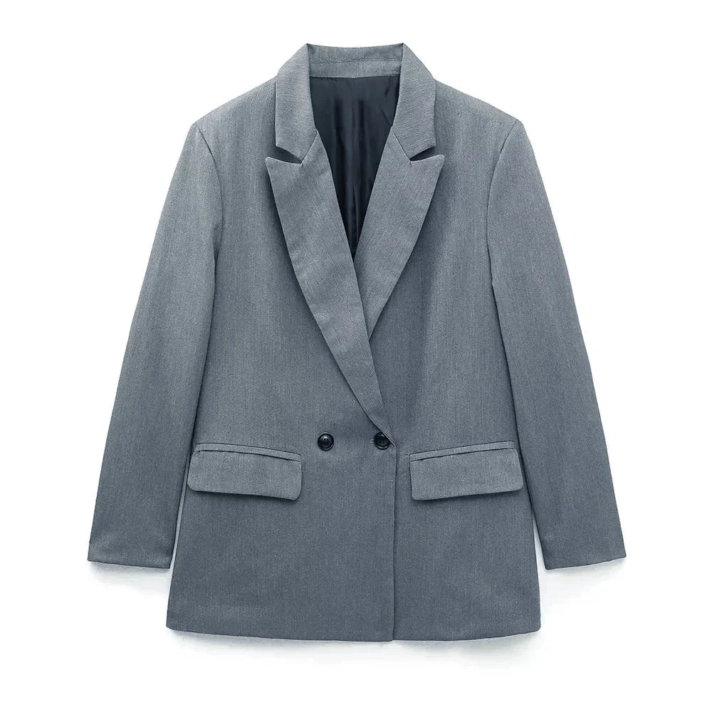 Dames Zwarte Blazer Katoen Tijdloos en Chic 9