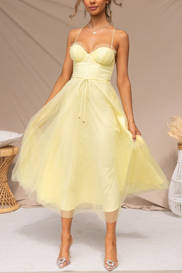 Dames maxi-jurk - Elegant zwierig design - V-hals - Mouwloos - Lichtgewicht stof 14
