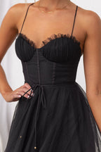 Dames maxi-jurk - Elegant zwierig design - V-hals - Mouwloos - Lichtgewicht stof 8