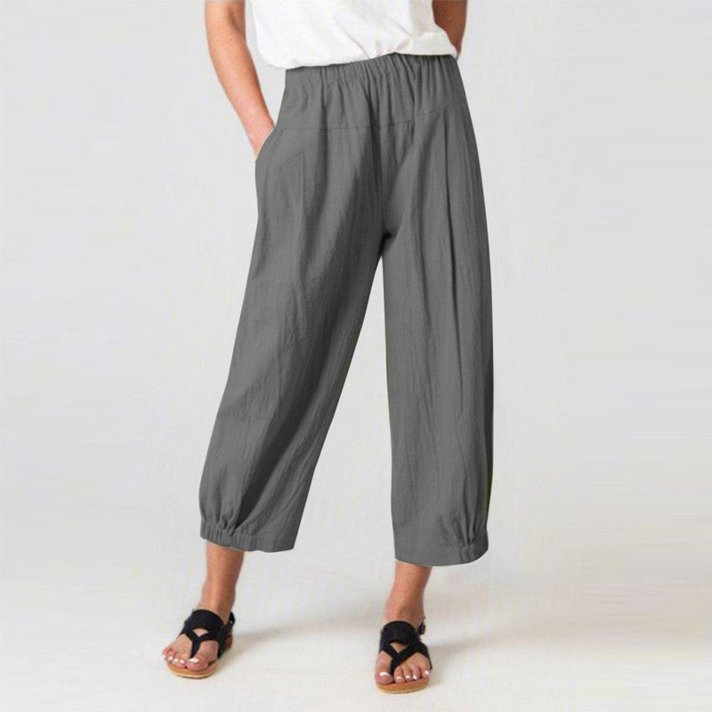 Damesbroek met Elastische Band Katoen Polyester 0