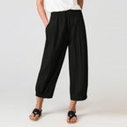 Damesbroek met Elastische Band Katoen Polyester 2