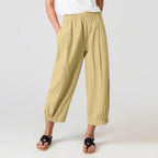 Damesbroek met Elastische Band Katoen Polyester 3