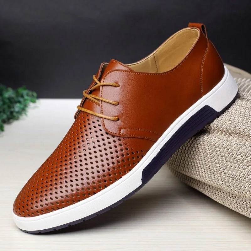 Klassieke Schoenen Voor Mannen Tijdloos Ontwerp Pasvorm