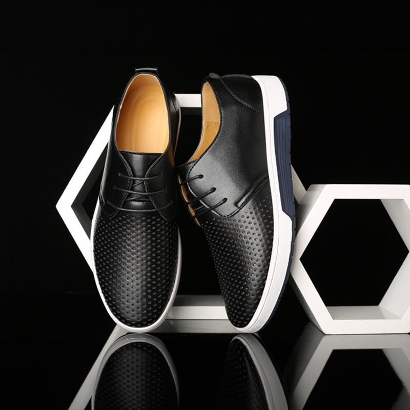 Klassieke Schoenen Voor Mannen Tijdloos Ontwerp Pasvorm