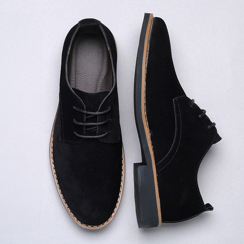 Heren Klassieke Suède Casual Buitenschoenen Dagelijks Comfort
