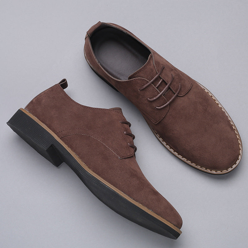 Heren Klassieke Suède Casual Buitenschoenen Dagelijks Comfort
