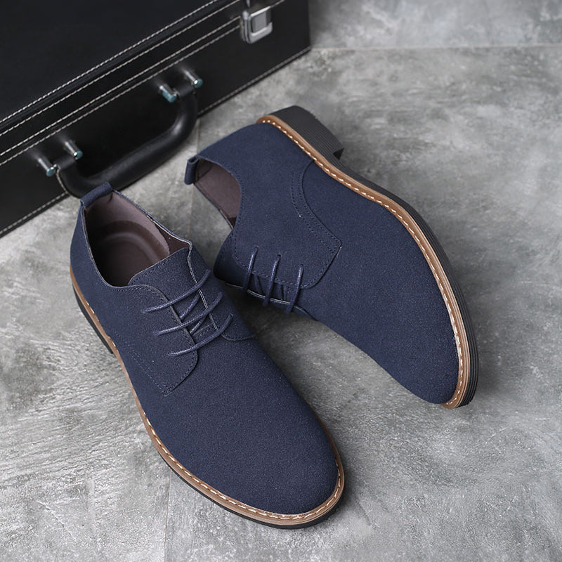Heren Klassieke Suède Casual Buitenschoenen Dagelijks Comfort