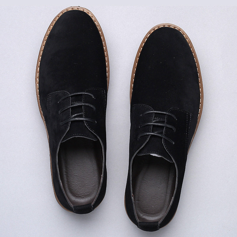 Heren Klassieke Suède Casual Buitenschoenen Dagelijks Comfort