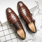 Heren Klassieke Leren Schoenen Formeel en Casual Ontwerp