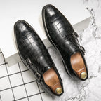 Heren Klassieke Leren Schoenen Formeel en Casual Ontwerp
