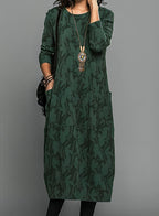 Danielle - Elegante winterjurk met zakken 1
