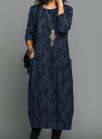 Danielle - Elegante winterjurk met zakken 2