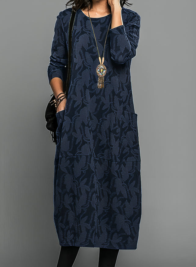 Danielle - Elegante winterjurk met zakken 2