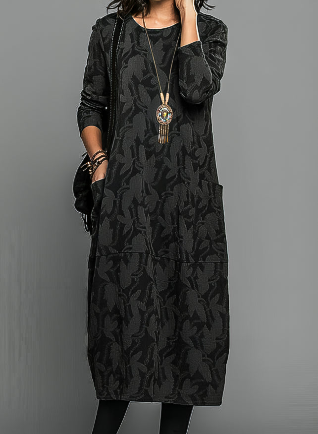 Danielle - Elegante winterjurk met zakken 3