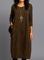 Danielle - Elegante winterjurk met zakken 4