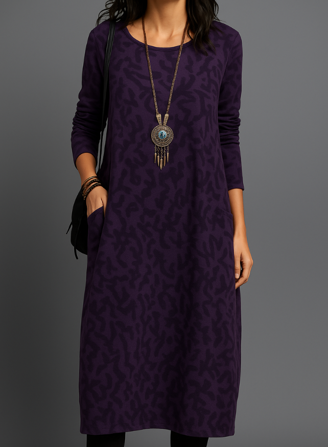 Danielle - Elegante winterjurk met zakken 5