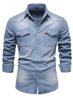 Denim herenoverhemd - Hugo 1