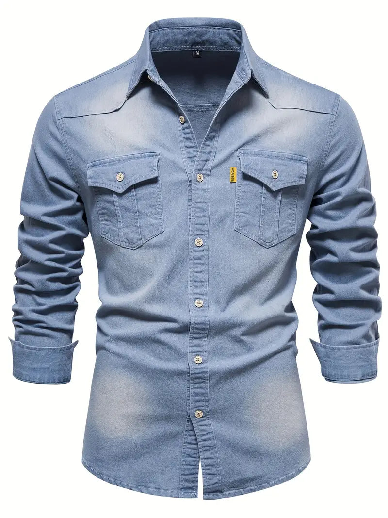 Denim herenoverhemd - Hugo 1