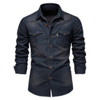 Denim herenoverhemd - Hugo 3