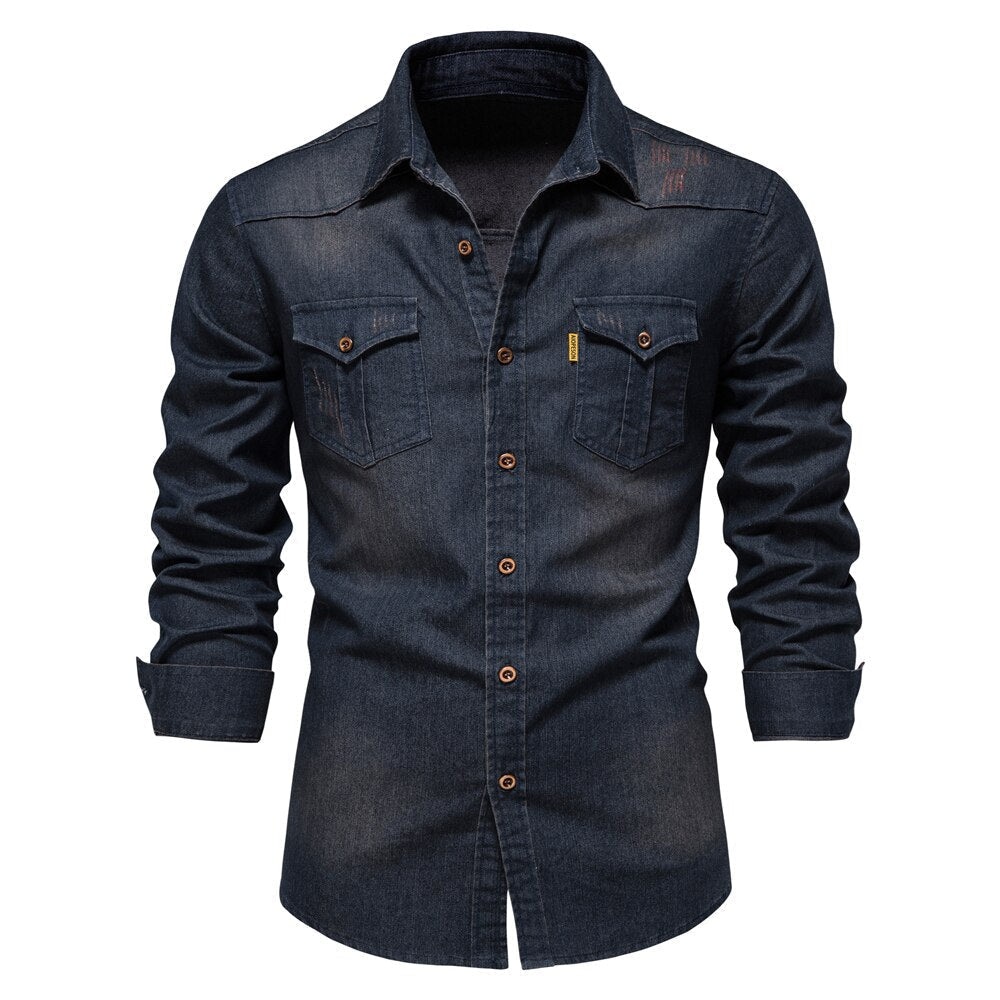 Denim herenoverhemd - Hugo 3