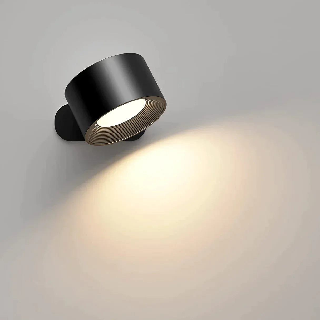 InfiniteGlow I Draadloze Dimbare LED Wandlamp met 360° Draaifunctie