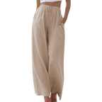 Adeline - Elegante Broek van Katoen en Linnen voor Zomer