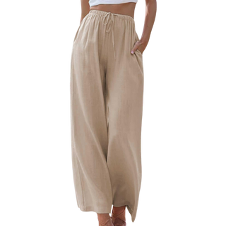 Adeline - Elegante Broek van Katoen en Linnen voor Zomer