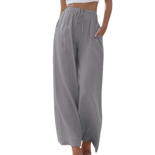 Adeline - Elegante Broek van Katoen en Linnen voor Zomer