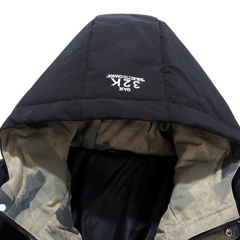 Vaste Capuchonjas Heren Parka Waterdicht Warme Stijlvol