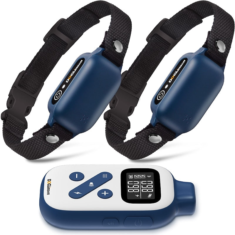 DogLinsen Multifunctionele Honden Training en Anti-Blaff Halsband met Lange Bereik Afstandsbediening voor Effectieve Gedragscorrectie