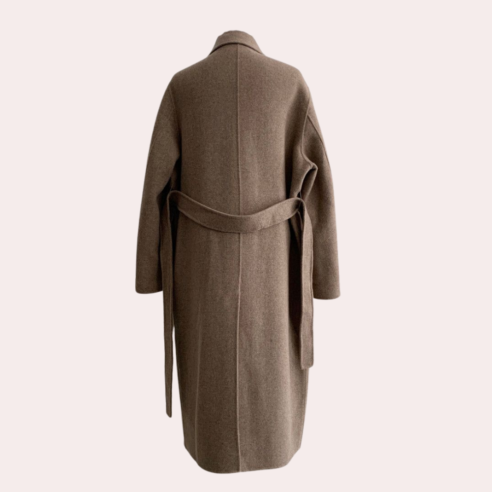 Sage - Lange winterjas voor dames