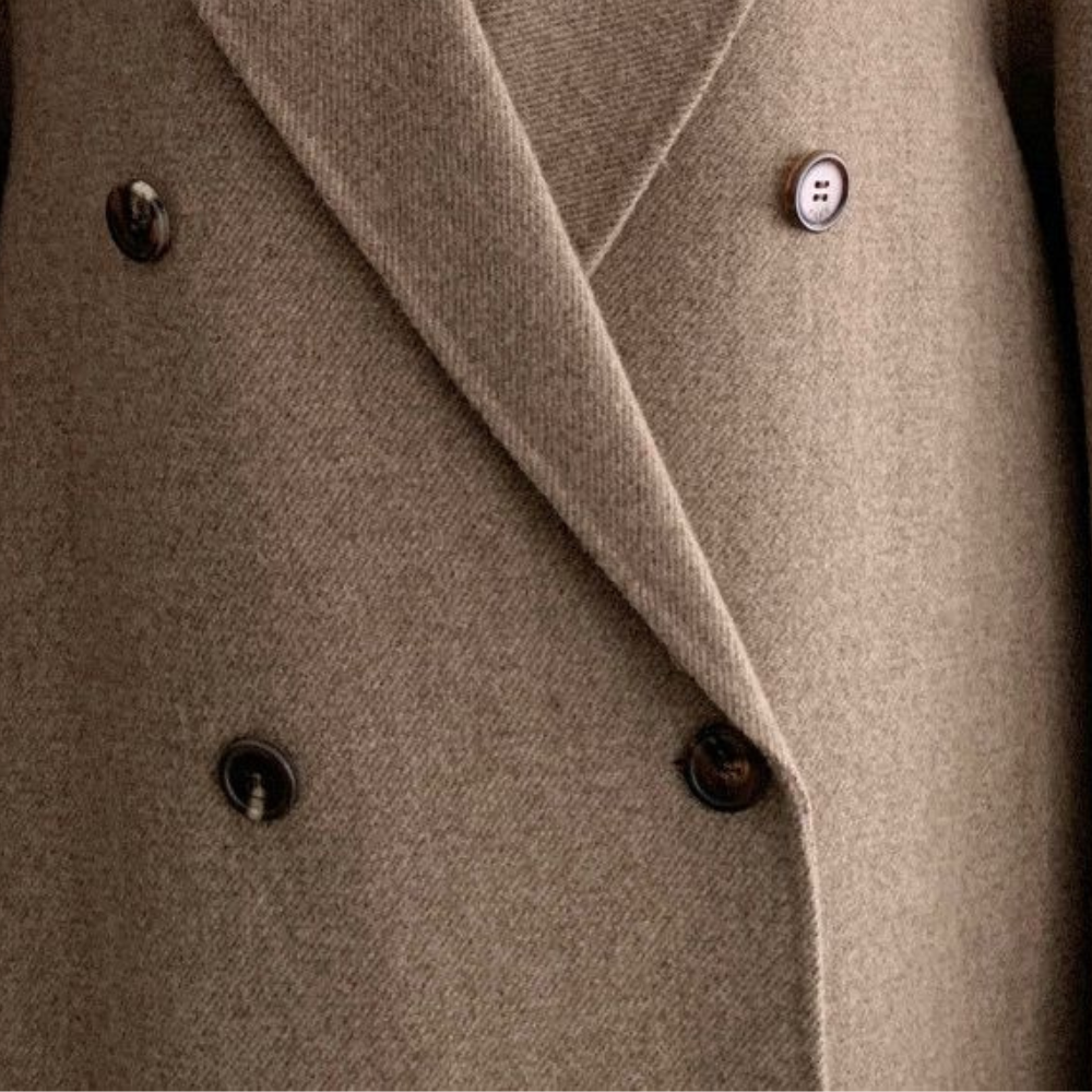 Sage - Lange winterjas voor dames