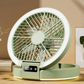 Draagbare Elektrische Ventilator met LED Display – Stil en Draadloos 1