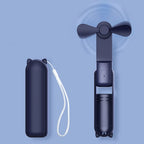Draagbare Mini Handventilator met 2000mAh Powerbank en Vouwfunctie 8