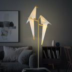 Origami Magnetische Vogelvormige Tafellamp Met Warm Licht Voor Sfeervolle Interieurs