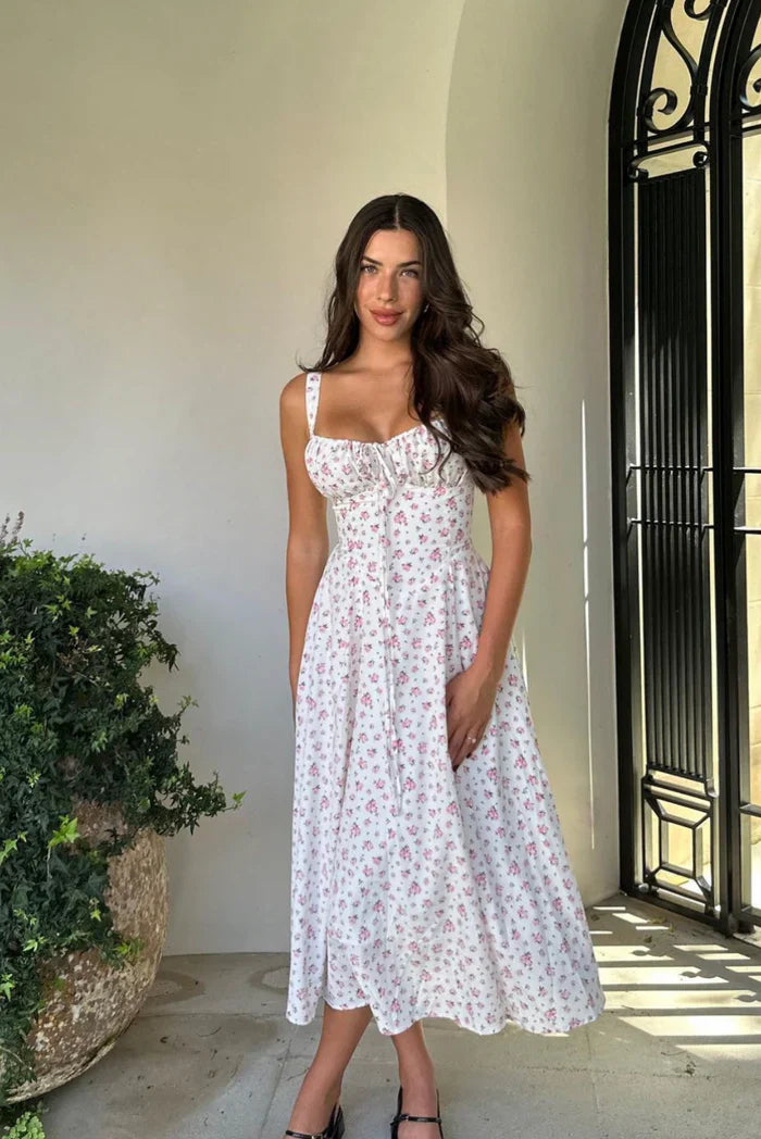 Melanie Corset Midi Jurk