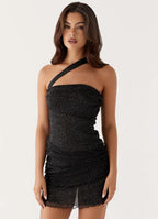 Morgan Mesh Mini Jurk