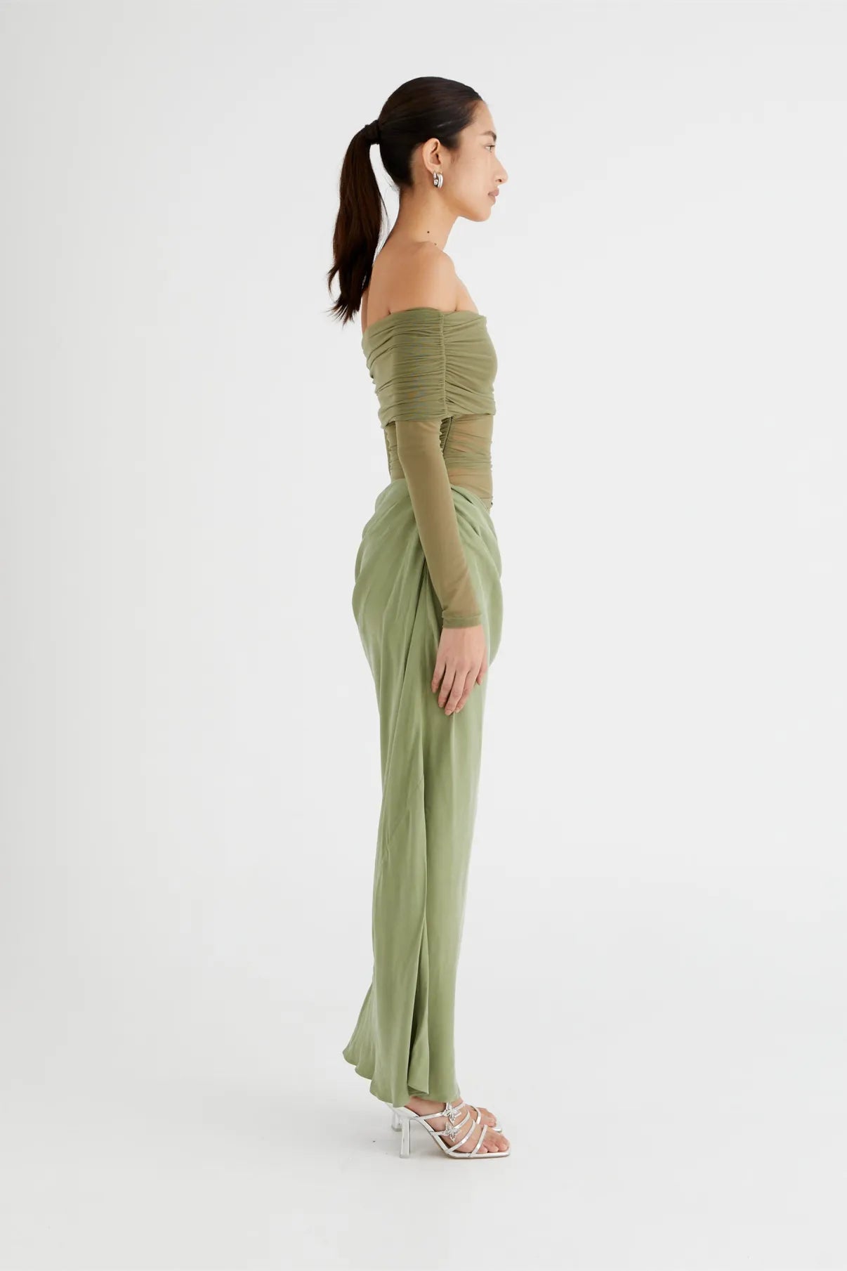 Verity Mesh Maxi Jurk