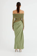 Verity Mesh Maxi Jurk