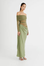 Verity Mesh Maxi Jurk