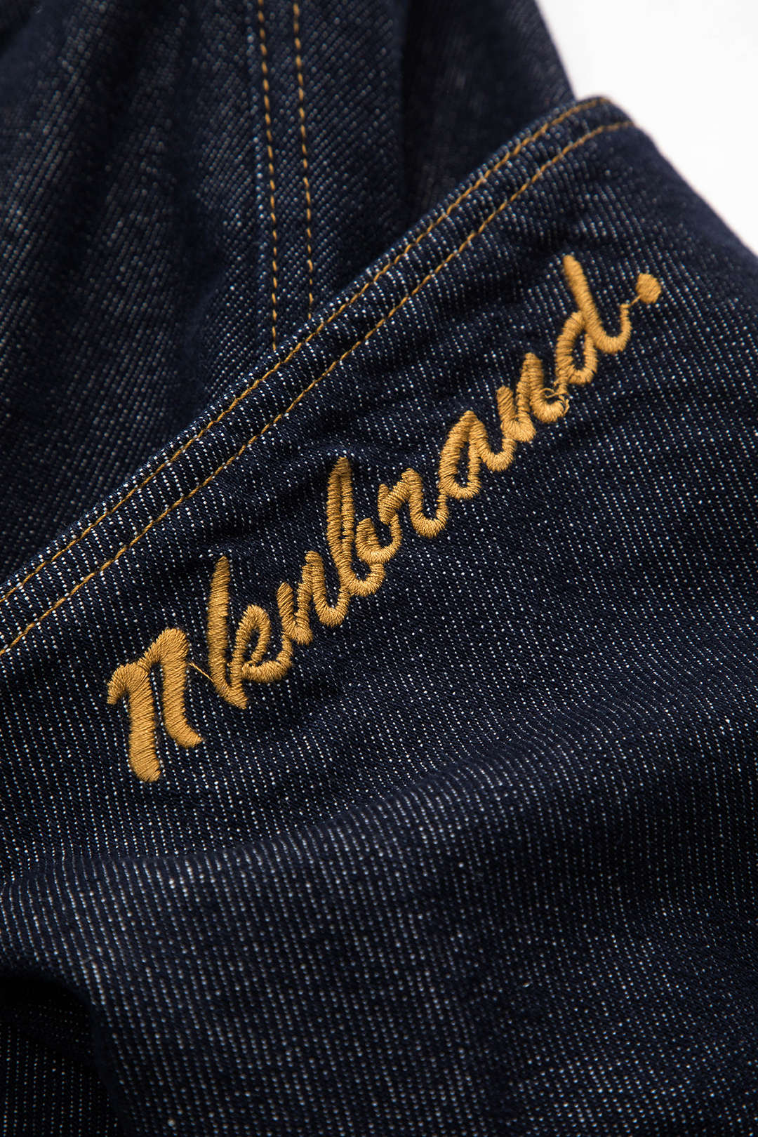 Effen vintage gewassen wijde pijpen jeans 5